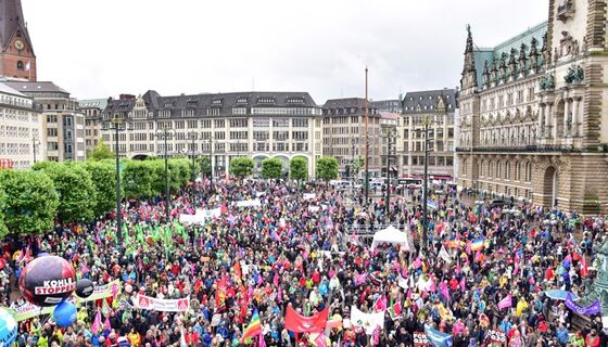 Anti-G20-Demo in Hamburg | Bild: Frank Schwichtenberg/GFDL