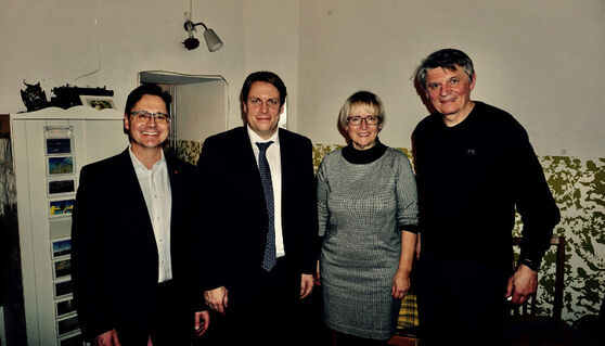Ralf Eisenhauer, Boris Weirauch, Brigitte Dahlbender, Martin Rivoir (vlnr)