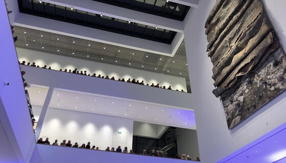Eine Veranstaltung in der Mannheimer Kunsthalle (Bild: Christian Soeder)