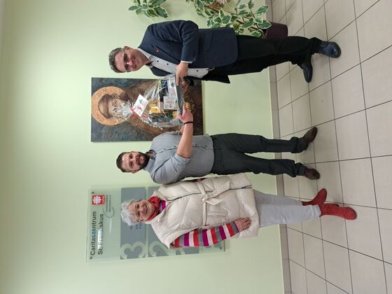 Bild v.l.n.r Regina Hertlein, Martin Wojas, Dr. Stefan Fulst-Blei