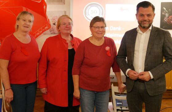 Martine De Coeyer, Andrea Ahlemeye-Stubbe, Helga Pfahler, Bgm Heck