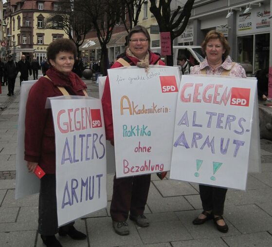 Renate Merten, Helga Pfahler und Kirsten Braun